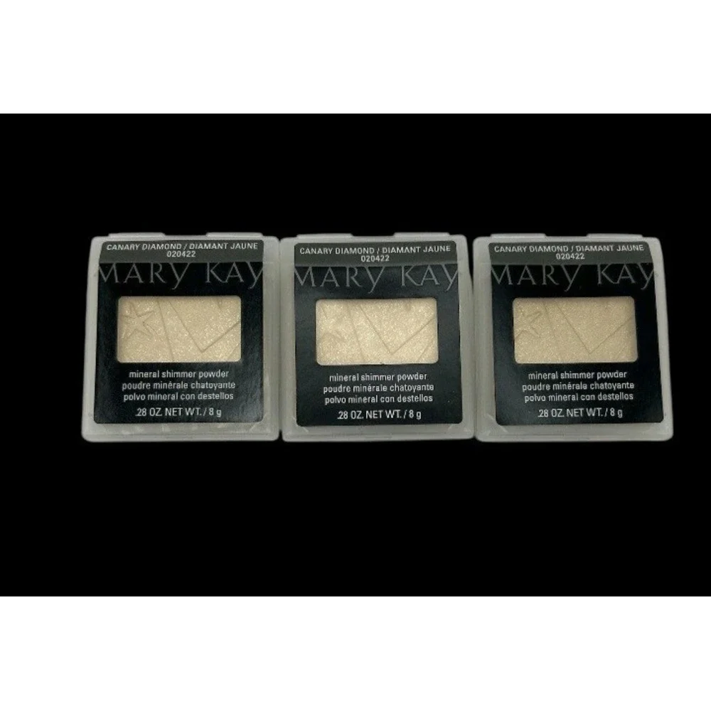 Mary Kay Mineral Shimmer Powder Shade Canary Diamond Lot Of 3 NEW!